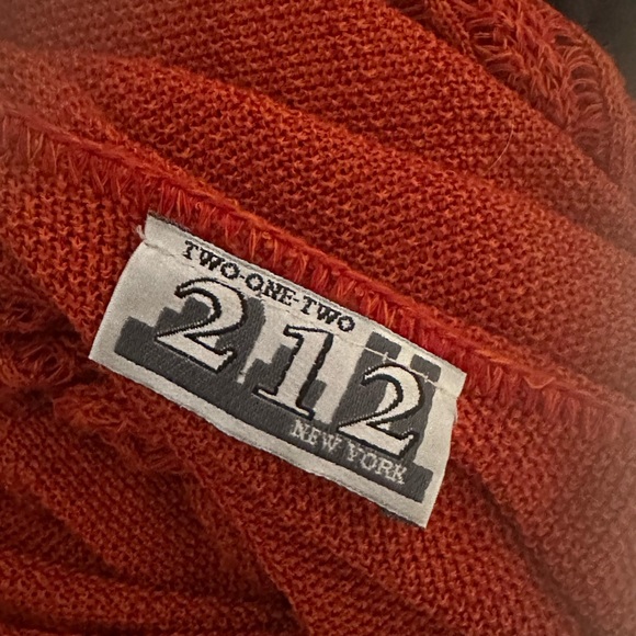 Orange Relaxed Fit Sweater 212 NYC - Picture 5 of 5